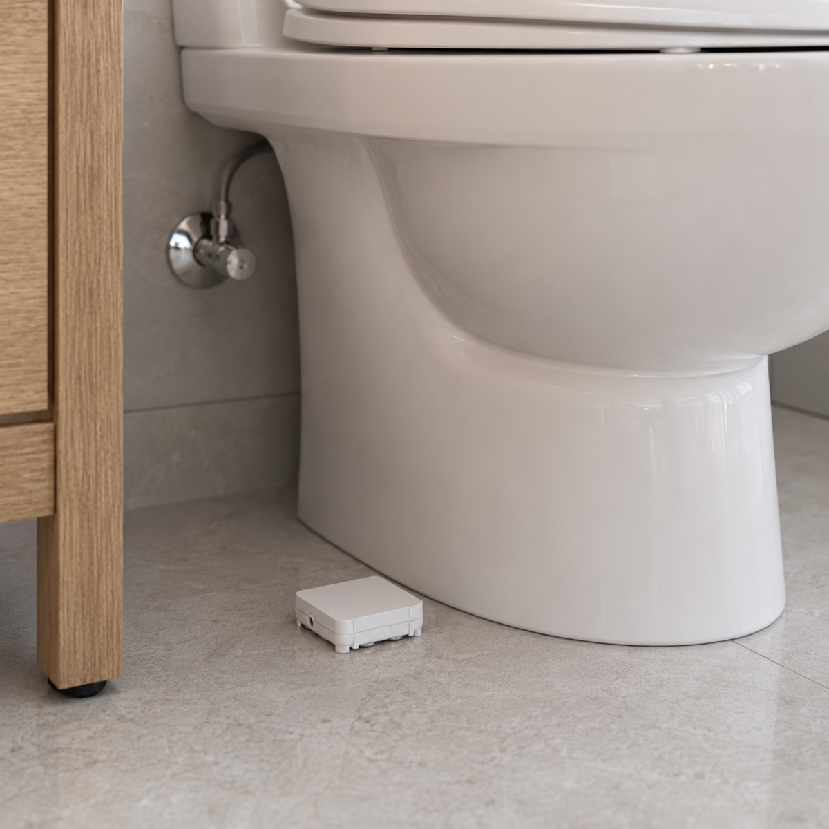 Astra Sensor by a toilet