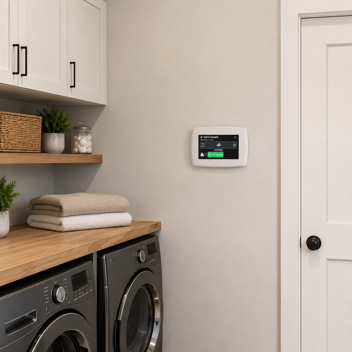 Astra Panel in a laundry room